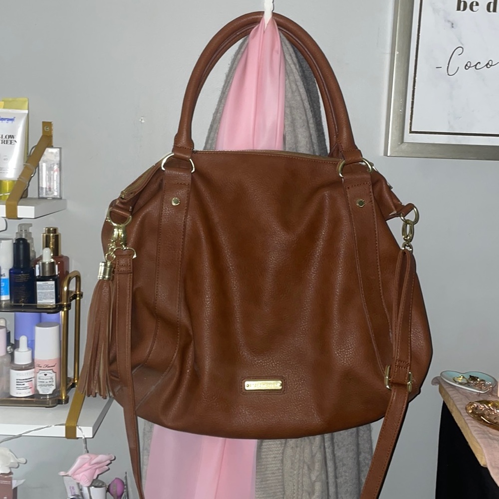 COPY - Steve Madden brown VERY LARGE brown purse